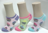 cozy cute teen girls colored liner sock