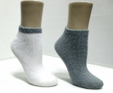 Plain  acrylic  knit  liner  socks