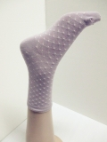polka dotted anklet women sock