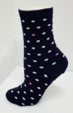 polka dotted anklet sock