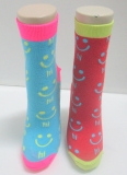 reversible custom vivid color happy socks