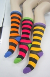 multi color knee high socks