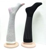 cozy cheap women knee high socks with colored sequins