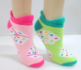 cute fashion cushion foot sock in terry cuff