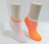 polka dot design liner socks