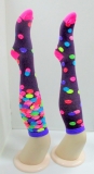 bright color fashion knee high socks