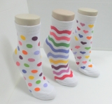 custom vivid color ankle sock