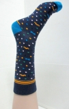 macho polka dot custom dress socks