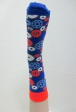 fancy oem colored custom high quality dress socks