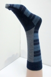 Colored stripe mens dress socks