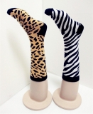 Animal pattern reversible sock