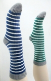 men rib custom striped football socks