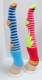 fancy knee high custom football sock in texture cuff