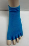 solid color toeless anti slip yoga socks