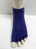 custom color toeless anti slip yoga socks
